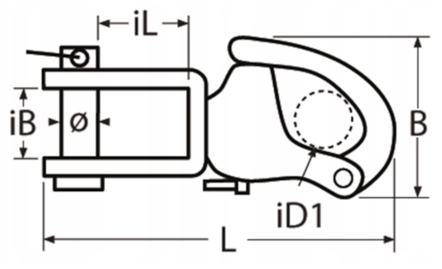 KRĘTLIK DWUSTRONNY NIERDZEWNY SZEKLA KARABIŃCZYK 87 mm