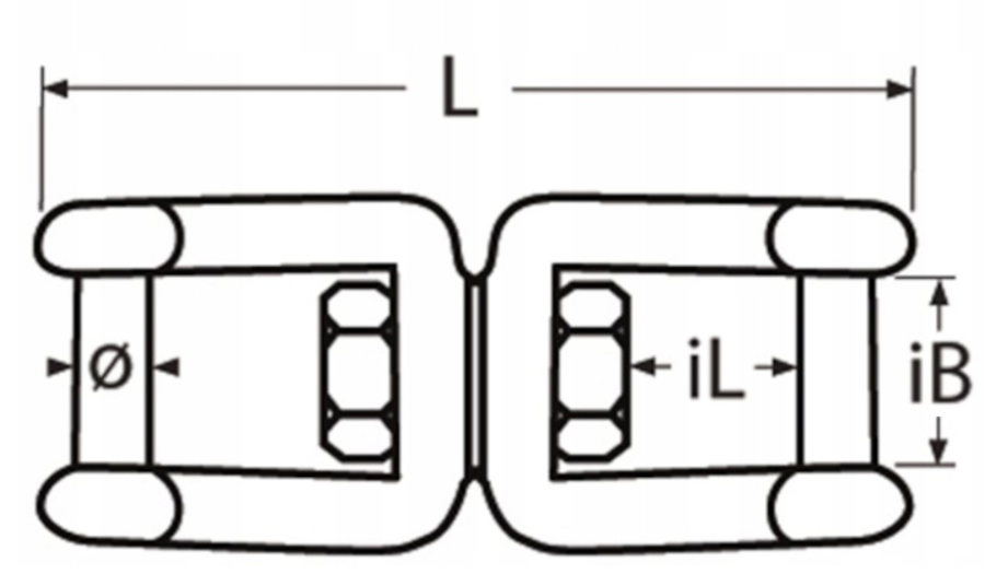 KRĘTLIK DWUSTRONNY NIERDZEWNY SZEKLA IMBUS 5 x 60 mm