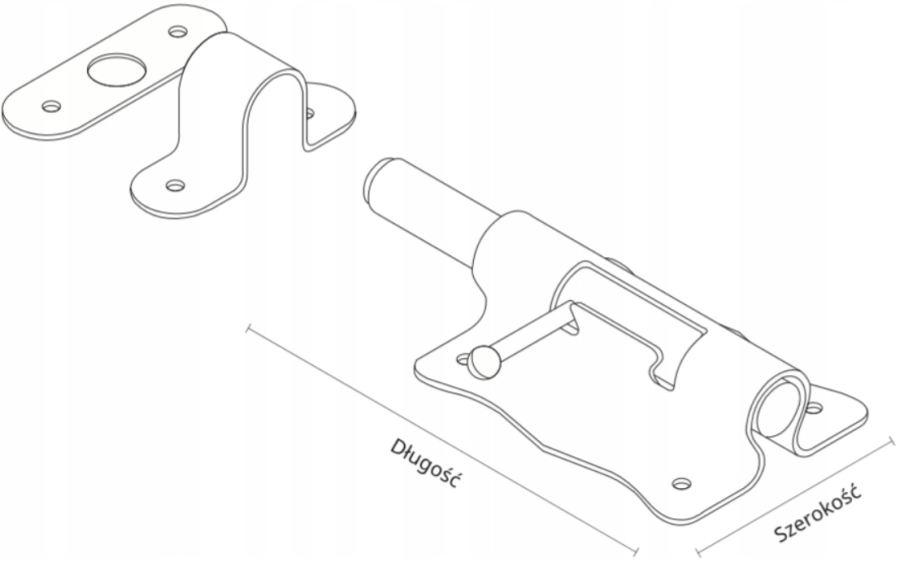 ZASUWKA UNIWERSALNA 100x60 mm