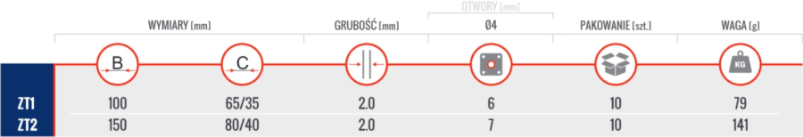 ZAWIAS ALTANOWY 150x80x40x2.0