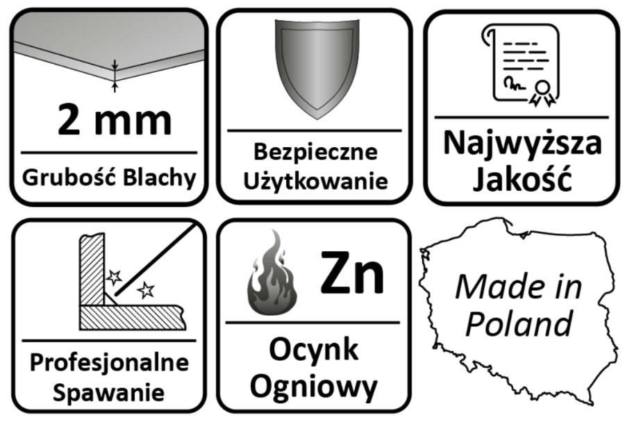 PODSTAWA SŁUPA PRZYKRĘCANA 100 x 100 mm