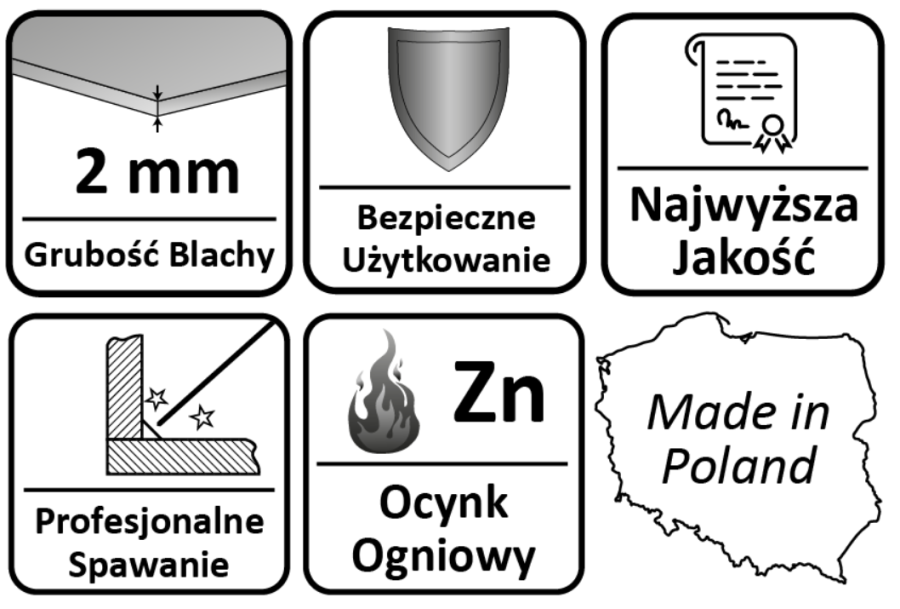 PODSTAWA SŁUPA WBIJANA 70 x 70 mm