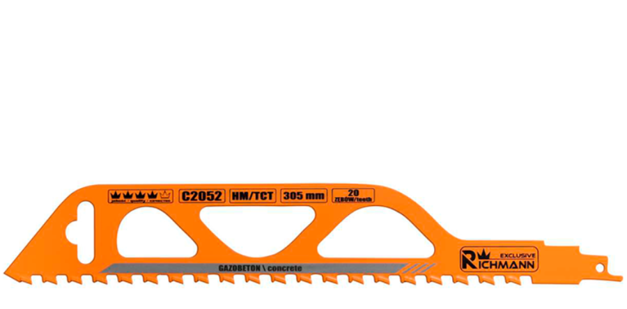 BRZESZCZOT SZABLISTY HM TCT DO CIĘCIA GAZOBETONU 305 mm