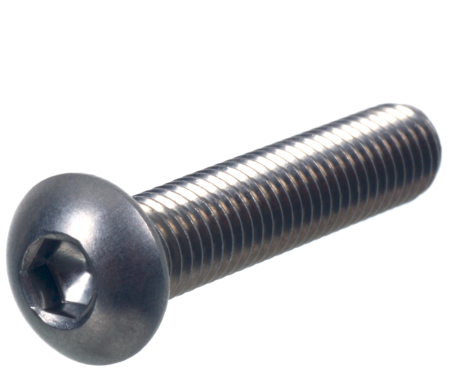 ŚRUBA NIERDZEWNA Z ŁBEM KULISTYM IMBUS M5 x 20 mm INOX 100 szt.