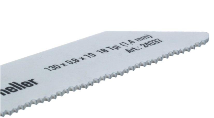 BRZESZCZOT SZABLISTY DO METALU HELLER BiM EXTRA 0,9 x 19 x 130 mm 5 szt.