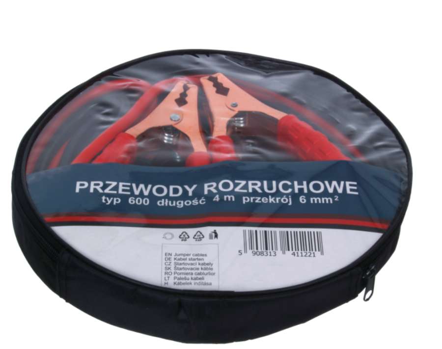 PRZEWODY ROZRUCHOWE 600A - 4,0 m