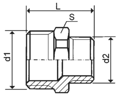 NYPEL REDUKCYJNY 3/8