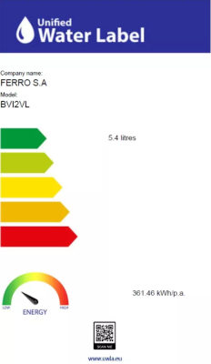 BATERIA UMYWALKOWA STOJĄCA VITTO BLACK VERDELINE