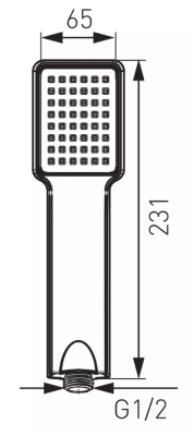 RĄCZKA NATRYSKOWA 1-FUNKCYJNA QUADRO