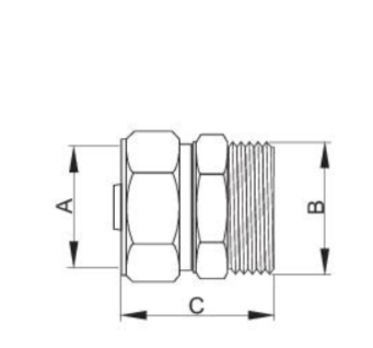 ZŁĄCZKA PEX/GZ 16 x 3/4″