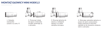 GŁOWICA TERMOSTATYCZNA INVEST M30 x 1,5