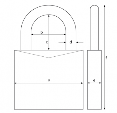 KŁÓDKA NIERDZEWNA ABUS INOX 718/40