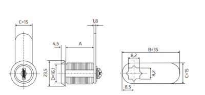 ZAMEK MEBLOWY KASETKOWY 103-20 CP