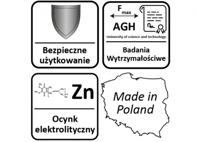 HAK HUŚTAWKOWY Z KARABIŃCZYKIEM M10