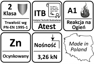 KĄTOWNIK ŁĄCZNIKOWY 60 x 60 x 40 mm