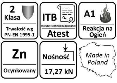 KĄTOWNIK PRZETŁACZANY 60 x 60 x 60 mm