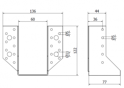 WSPORNIKI BELKI U 120 x 60