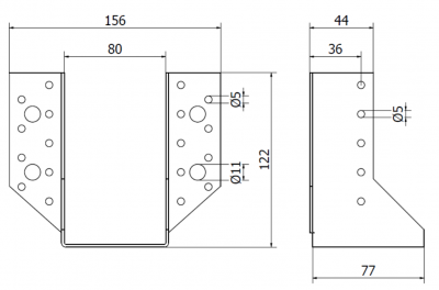 WSPORNIKI BELKI U 120 x 80