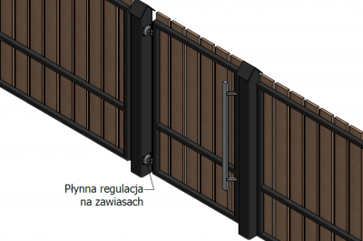 ZAWIAS REGULOWANY M12 DO PRZYKRĘCANIA