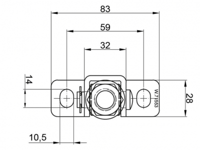 ZAWIAS REGULOWANY M16 L-130 GIĘTY