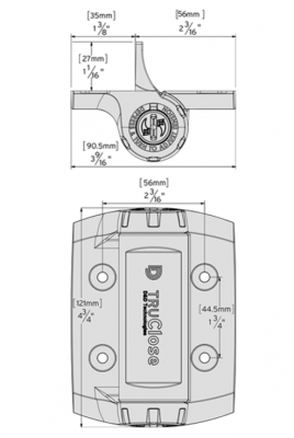 ZAWIAS SAMOZAMYKAJĄCY DO BRAM 6-25 mm / 70 kg