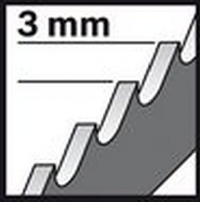 BRZESZCZOT DO DREWNA HSC HELLER 132 / 105 x 1,45 x 7,8 mm / 3 mm - 8,5 Tpi / T301 CD - 5 szt.