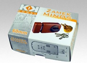 ZAMEK MINOS 60 MM Z WKŁADKĄ