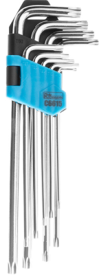 KLUCZE TORX DŁUGIE T10 - T50 9 ELEMENTÓW