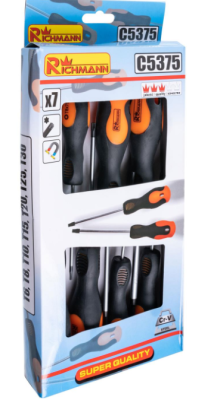 ZESTAW WKRĘTAKÓW TORX T6 - T30 7 ELEMENTÓW