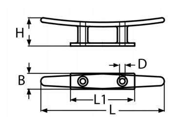 KNAGA NIERDZEWNA PŁASKA 100 mm