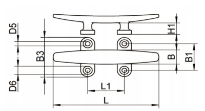 KNAGA NIERDZEWNA PŁASKA 150 mm