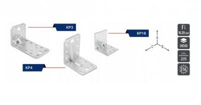 KĄTOWNIK Z PRZETŁOCZENIEM 150x150x80x2.5