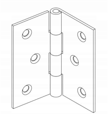 ZAWIAS SPLATANY MEBLOWY NIERDZEWNY 40 x 40 mm