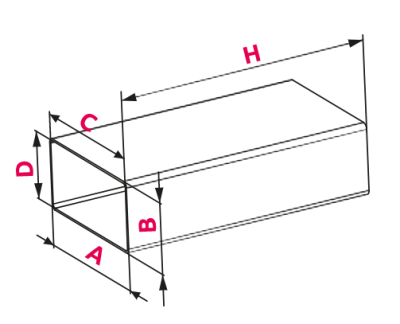 KANAŁ PŁASKI 55 x 110 / 1 m