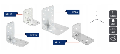 KĄTOWNIK Z PRZETŁOCZENIEM LEKKI 90x90x65x2.0