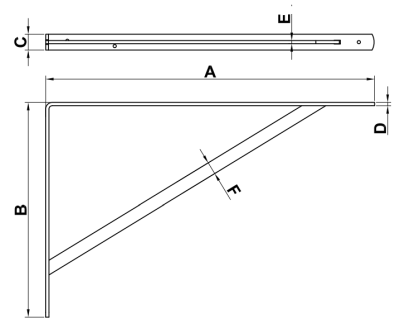 WSPORNIK 250 x 200 mm WZMACNIAJĄCY BIAŁY