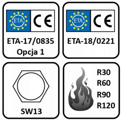 ŚRUBA DO BETONU EJOT JC2-Plus-KB / 8 x 70 mm