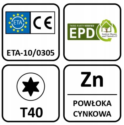 KOŁEK ROZPOROWY EJOT SDF-S-10Hx200-V / 10 x 200 mm