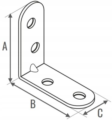 KĄTOWNIK KRZESŁOWY 40x40x20x2.0