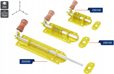 ZASUWA SPRĘŻYNOWA 150x50 mm