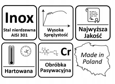 SPRĘŻYNA NACIĄGOWA INOX Z UCHEM 10 / 1.2 x 100