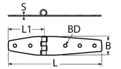 ZAWIAS NIERDZEWNY 135 x 27 mm