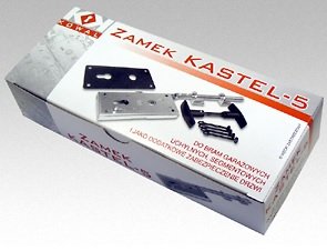 ZAMEK KASTEL-5 KMPL. RYGIEL 200 MM