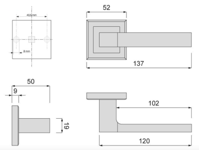 KLAMKA K-421-03 G8/G2 DECO