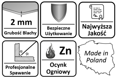 PODSTAWA SŁUPA PRZYKRĘCANA 100 x 100 mm