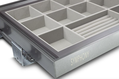 ORGANIZER DO SZAFY NA BIŻUTERIĘ SYMPHONY 80 cm WB-665-800 ANTRACYT