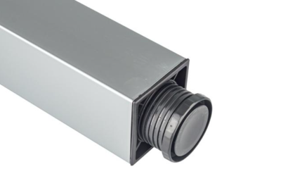 NOGA MEBLOWA ALUMINIUM H-690 60x60 KWADRATOWA REGULOWANA