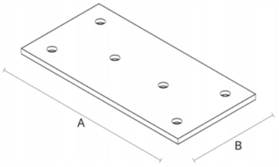 ŁĄCZNIK PŁASKI 100x40x2.5