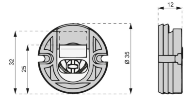 ZAWIESZKA REGULOWANA MIMOŚRODOWA fi35 ZM-288