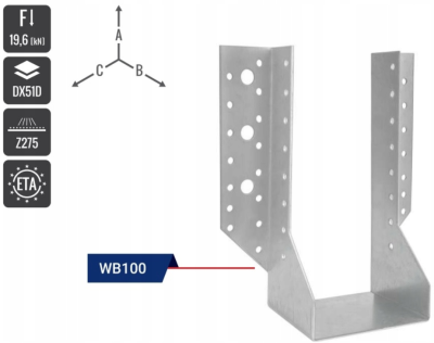 WIESZAK BELKI 170x160x2.0